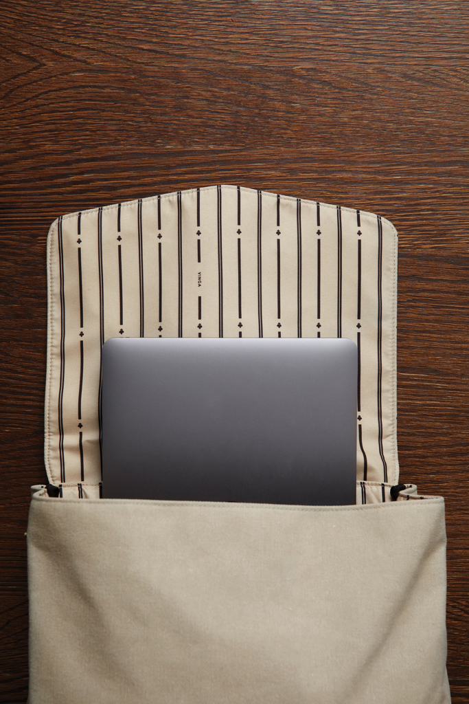 VINGA Bosler Rucksack aus GRS recyceltem Canvas