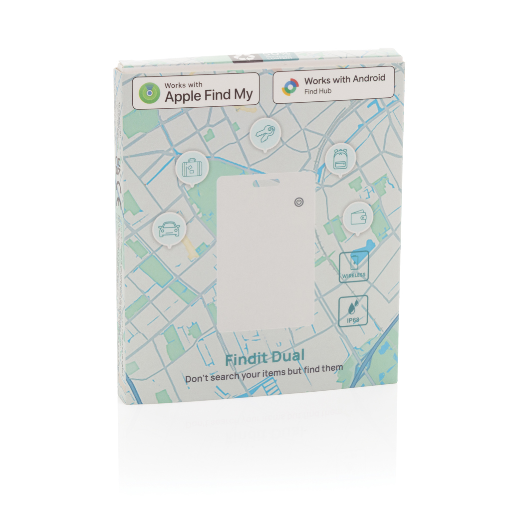 Findit Dual aufladebare RCS Ultra-Thin-Finder-Card