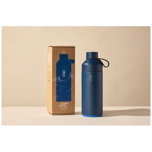 Big Ocean Bottle 1 L vakuumisolierte Flasche - ozeanblau