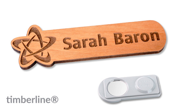 Namensschild timberline® flex "complete-engraved"