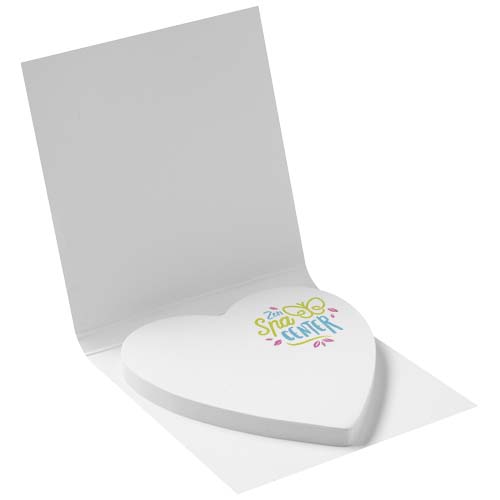 Sticky-Mate® Softcover herzförmige Haftnotizen