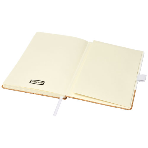 Evora A5 Notizbuch Thermo PU mit Kork - weiss