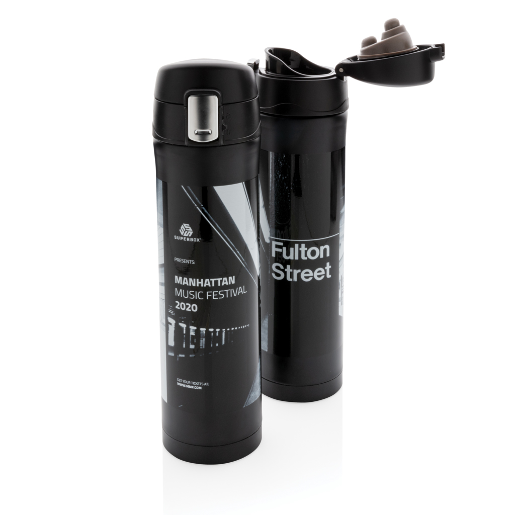 Easy Lock Vakuum-Flasche aus RCS recyceltem Stahl