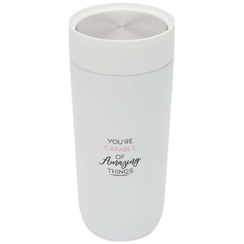 Camden 350 ml RCS-zertifizierter Becher aus Edelstahl mit Keramikauskleidung - weiss