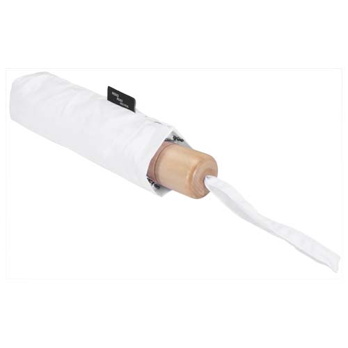 Dane 21" RPET Kompaktregenschirm - weiss
