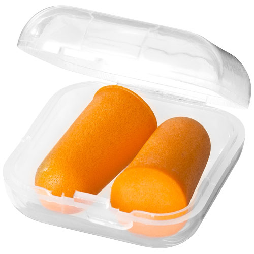 Traveler Ohrstöpsel mit Etui - orange