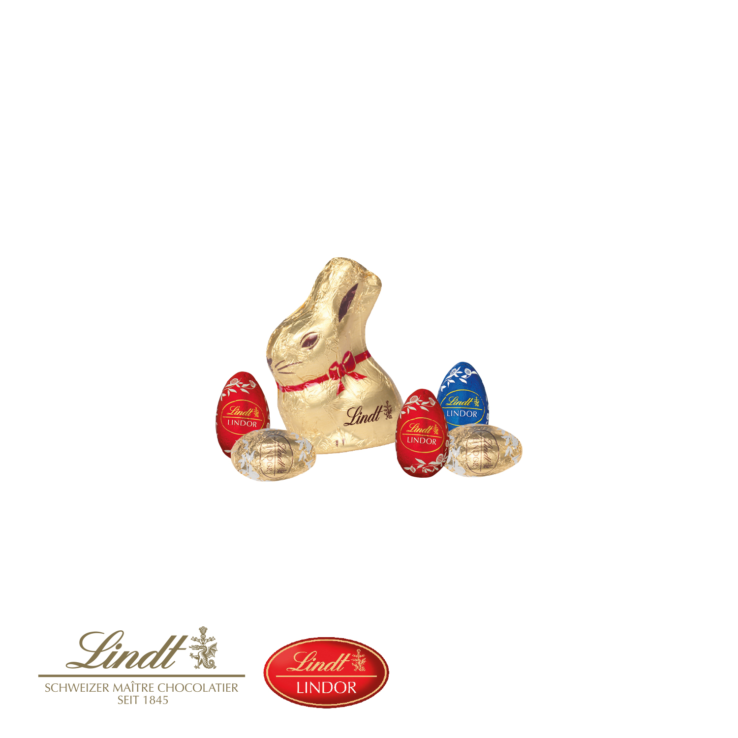 Osternest mit Schokolade von Lindt