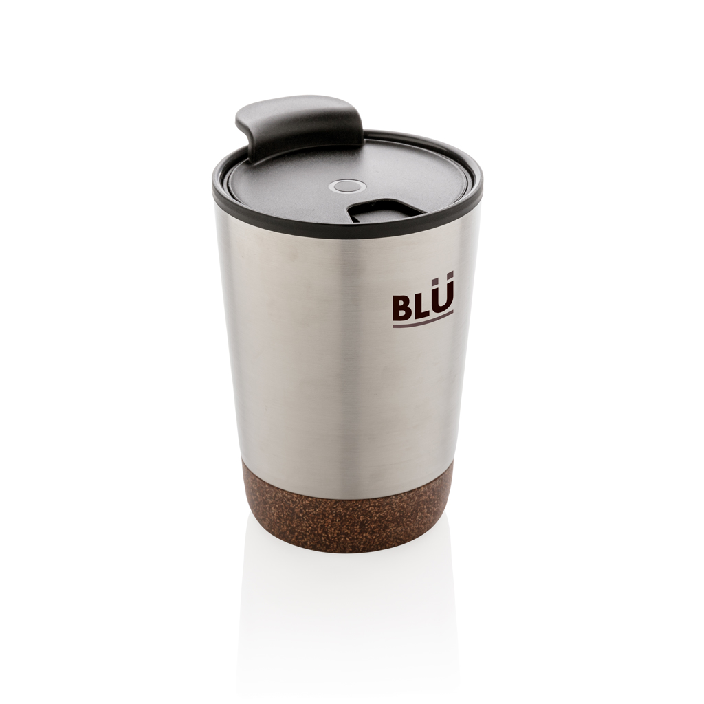 RCS recycelter Edelstahl-Kaffeebecher mit Kork