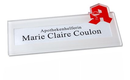 Namensschild skyline >Apotheke 1