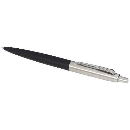 Parker Jotter XL matt mit Kugelschreiber mit Chromverzierung (blaue Mine) - schwarz
