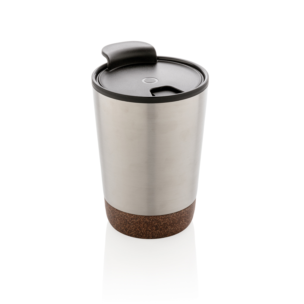 RCS recycelter Edelstahl-Kaffeebecher mit Kork