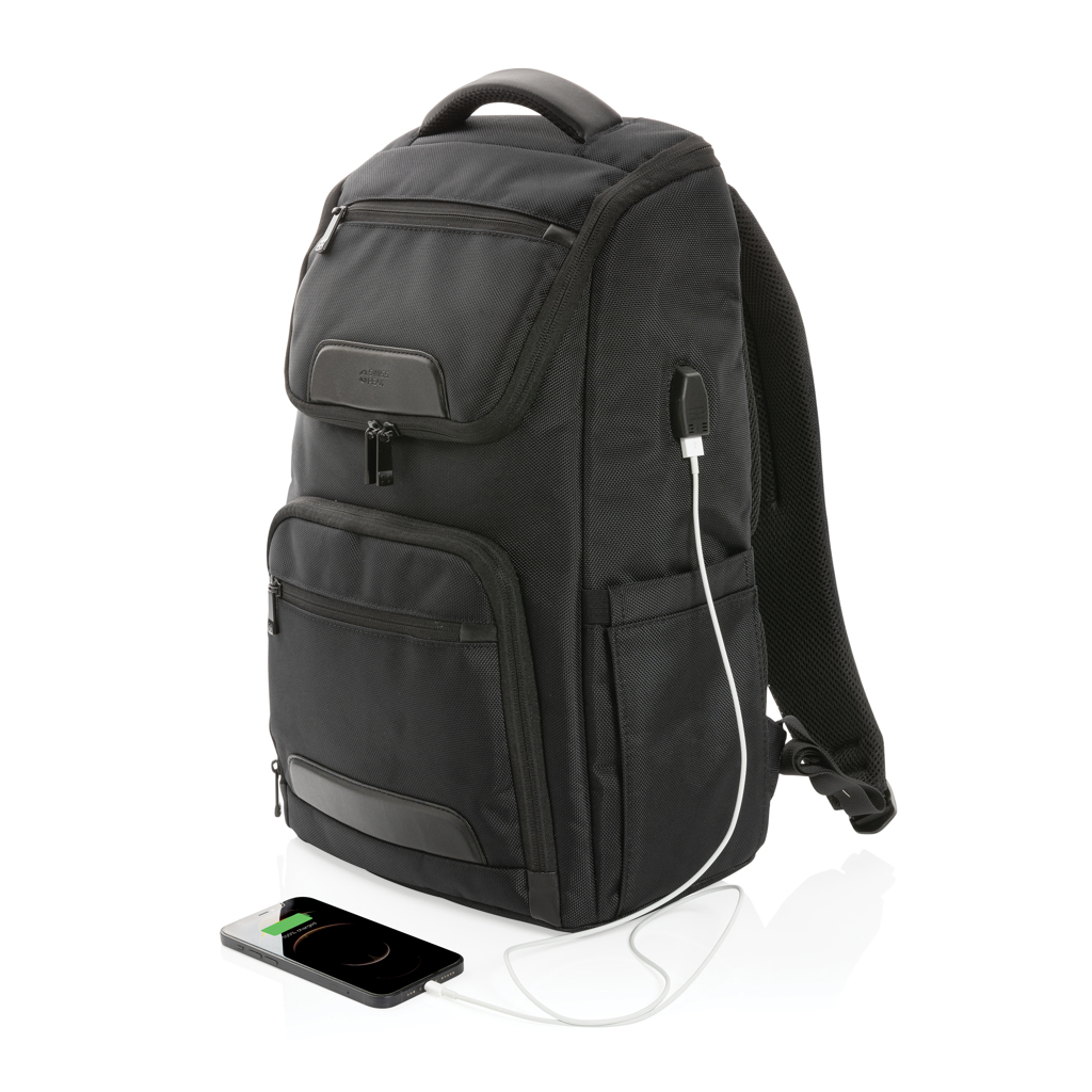 Swiss Peak AWARE™ RPET Voyager 15.6" Laptop Rucksack