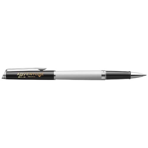 Waterman Hemisphere Color-Block Tintenroller mit Palladiumbeschichtung (schwarze Mine) - weiss / schwarz