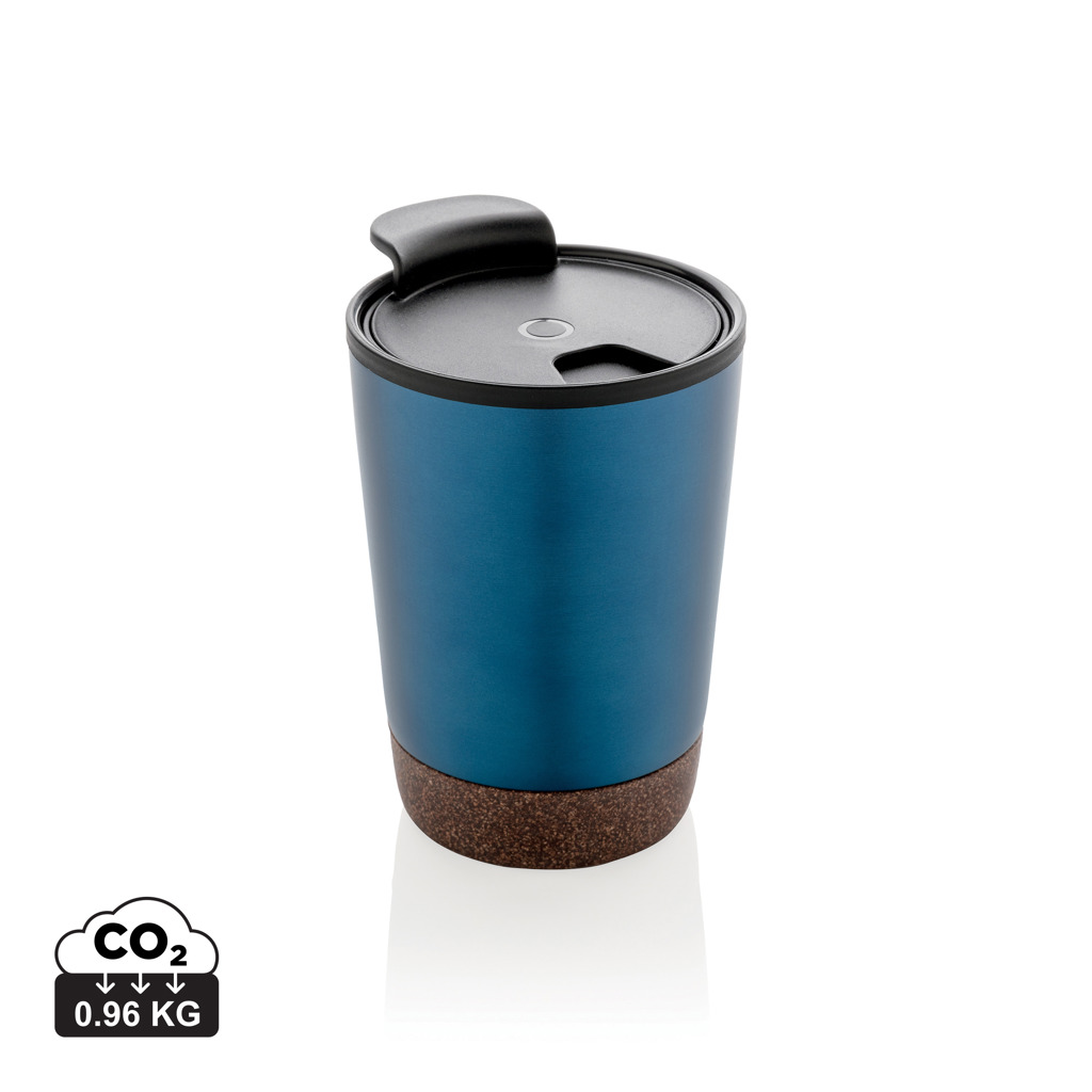 RCS recycelter Edelstahl-Kaffeebecher mit Kork