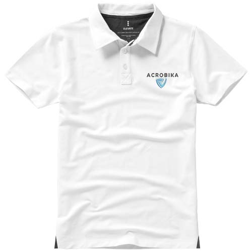 Markham 200 g/m² Stretch Poloshirt für Herren - weiss / XS
