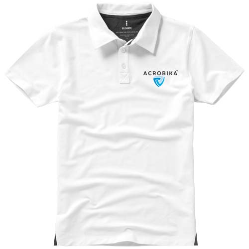 Markham 200 g/m² Stretch Poloshirt für Herren - weiss / XS