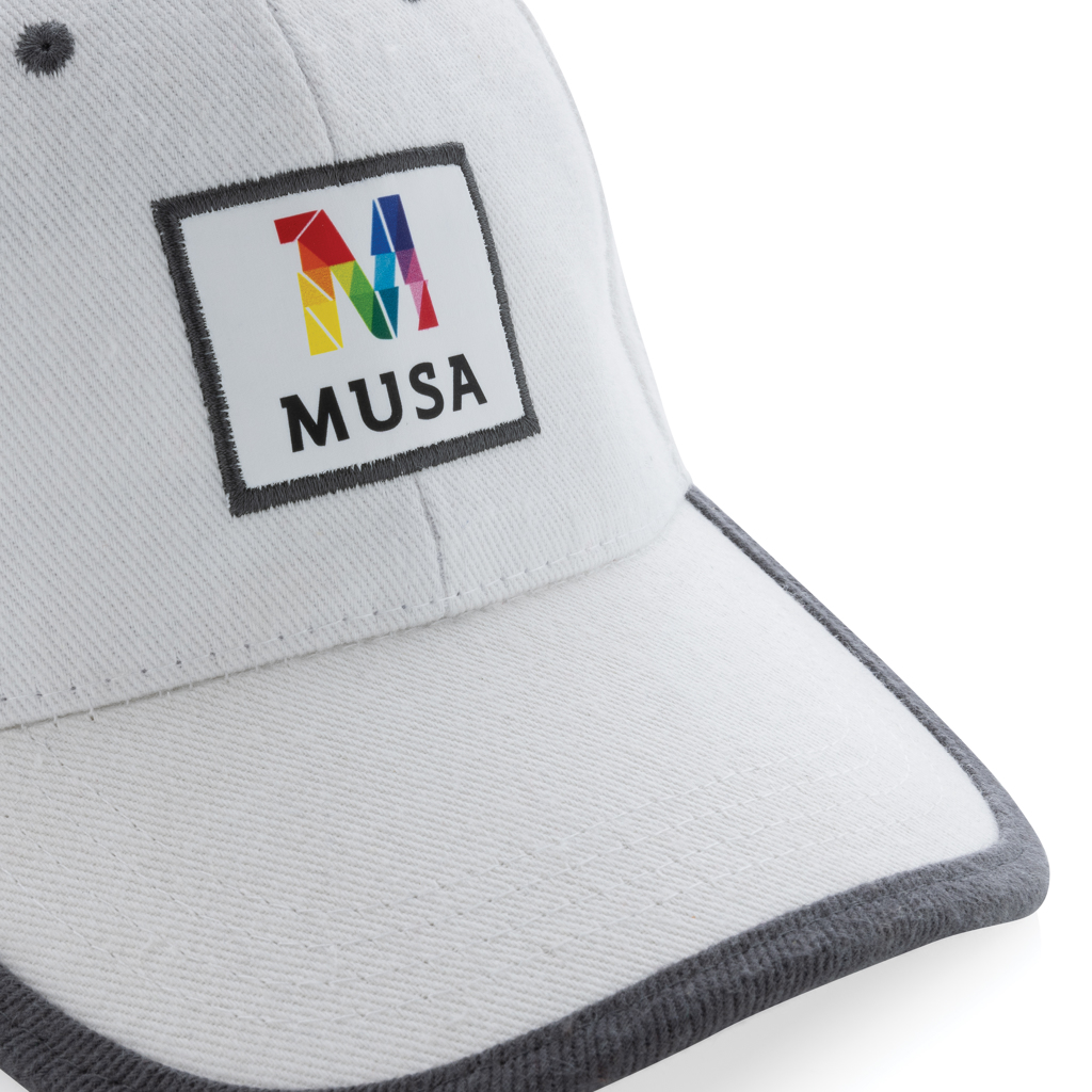 Impact AWARE™ 280gr Brushed rCotton 6 Panel Kontrast-Cap