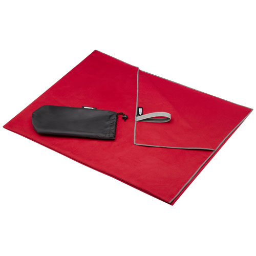Pieter ultraleichtes und schnell trocknendes GRS Handtuch 100 × 180 cm - rot