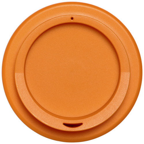 Americano® Espresso Eco 250 ml recycelter Isolierbecher  - schwarz / orange