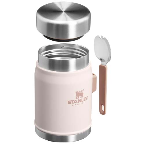 Stanley 400ml Legendary Food Jar Lunchpot mit Göffel - hellrosa