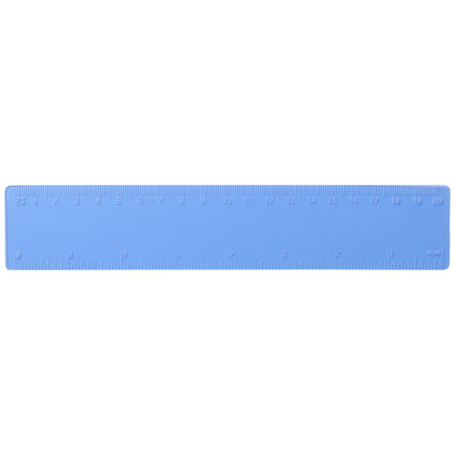 Rothko 20 cm Kunststofflineal - blau mattiert