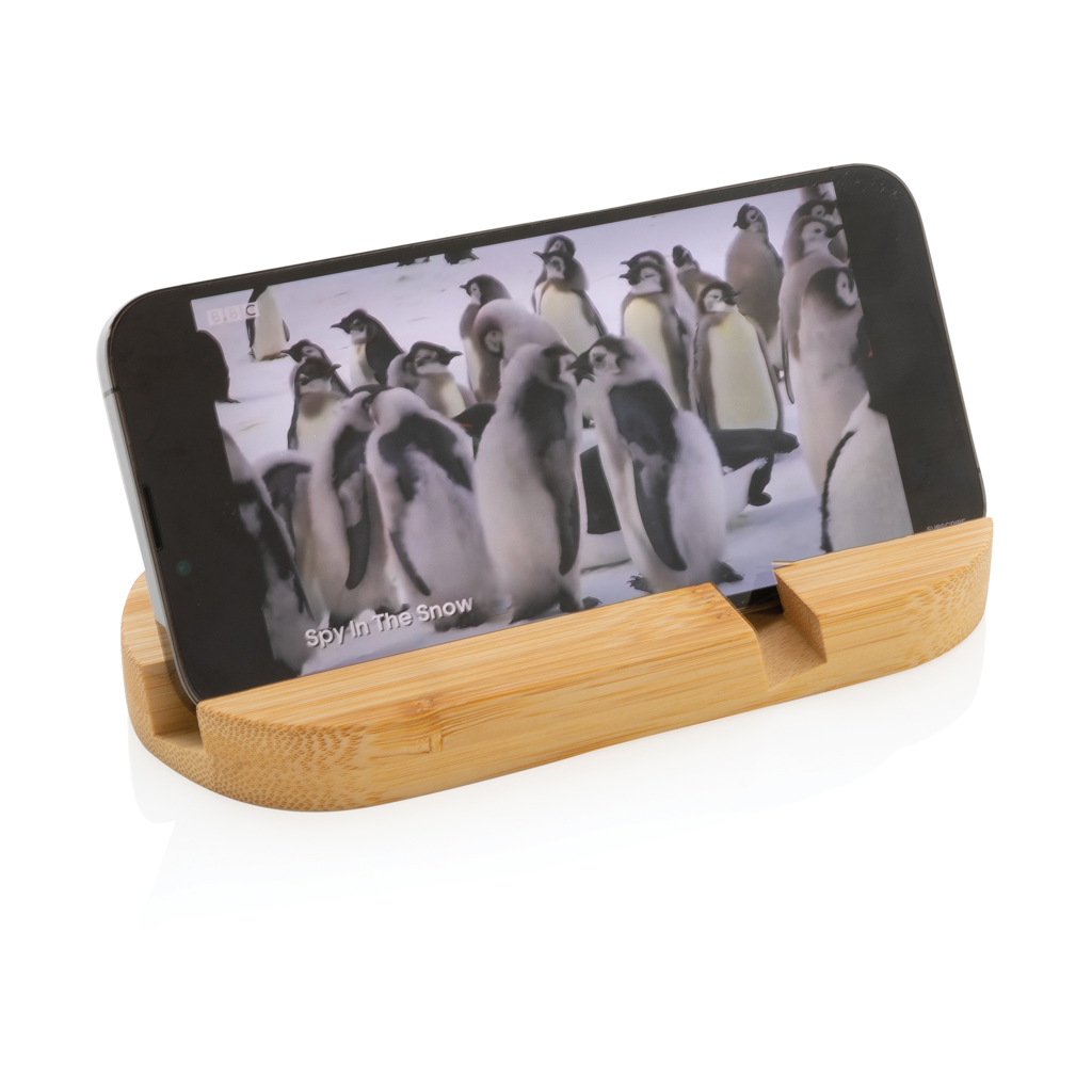 Bambus Telefon- und Tablethalter