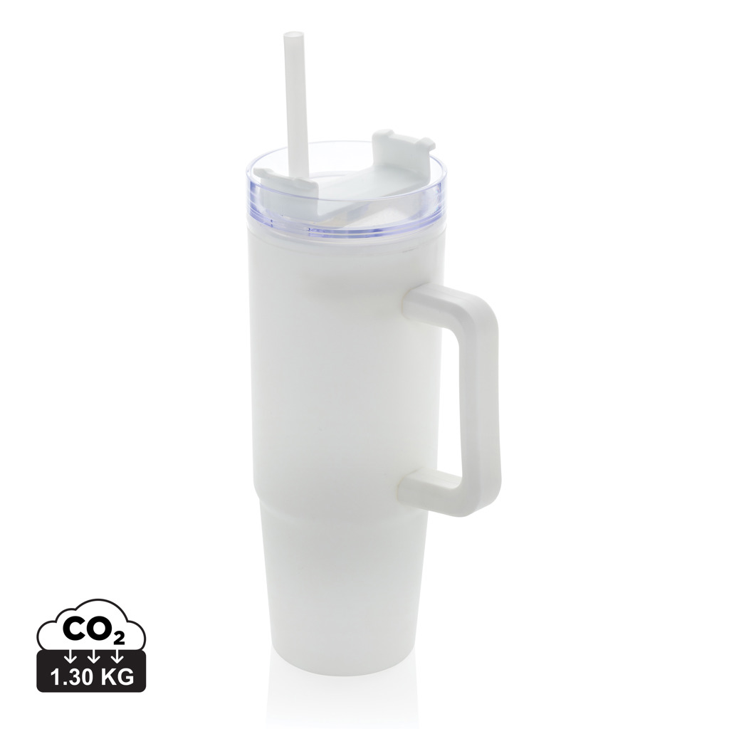Tana Becher aus RCS recyceltem Kunststoff mit Griff 750ml