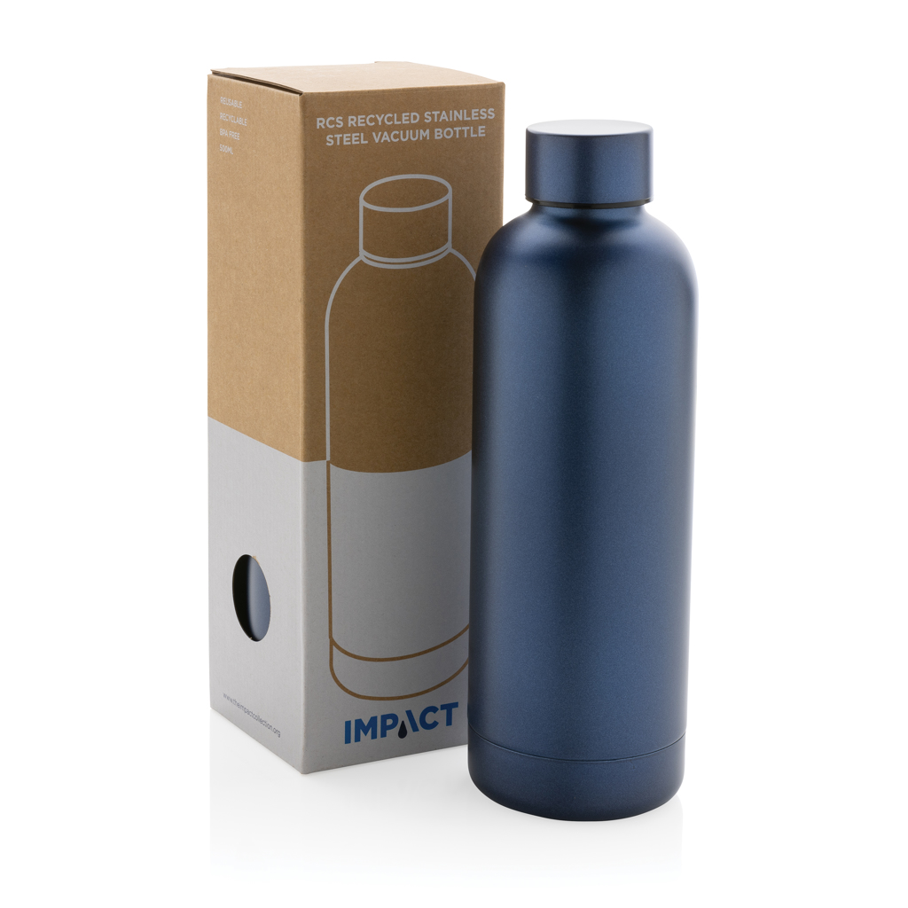 Impact Vakuumflasche aus RCS recyceltem Stainless-Steel