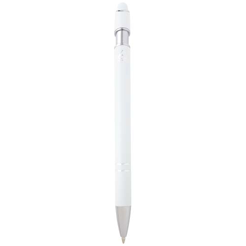 Kish Kugelschreiber mit silbernem Finish  - weiss