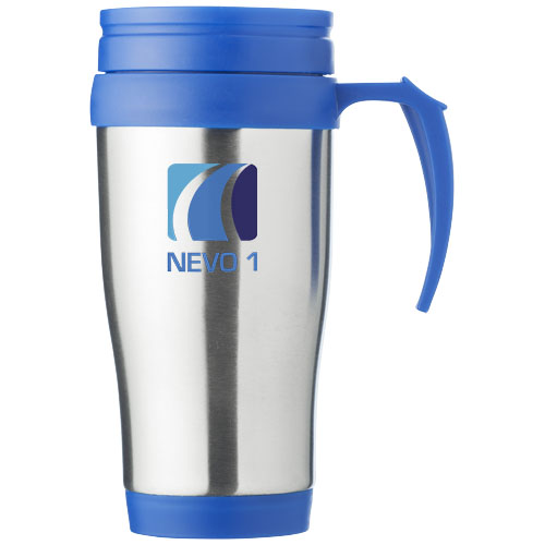 Sanibel 400 ml Isolierbecher - silber / blau