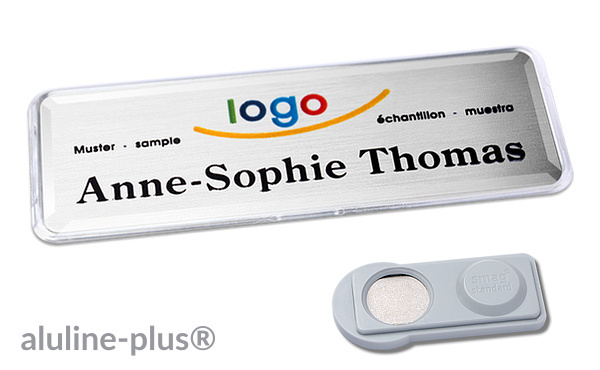 Namensschild aluline-plus® 25 "system"