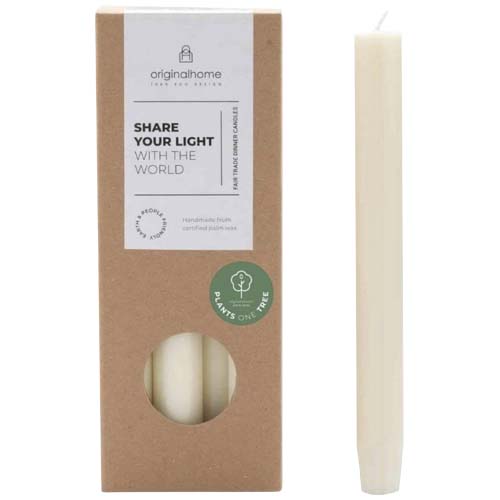 Originalhome Matcha Dinner Kerze - offwhite