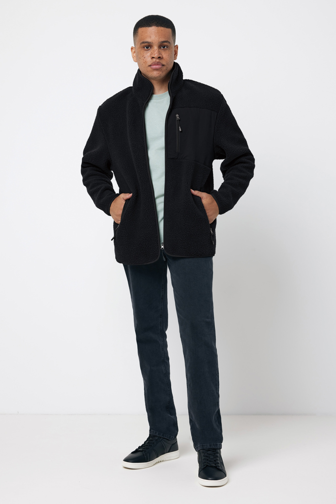 IQONIQ Diran Fleecejacke aus recyceltem Polyesterflor