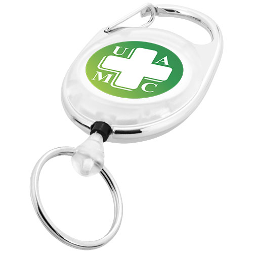 Gerlos Schlüsselkette mit Rollerclip - weiss