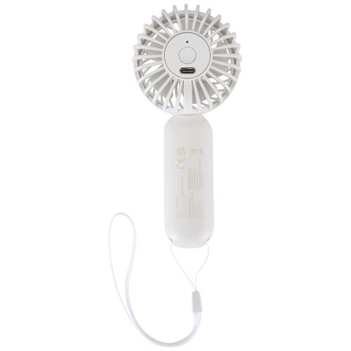 Aervia Tragbarer Ventilator aus recyceltem Kunststoff - weiss
