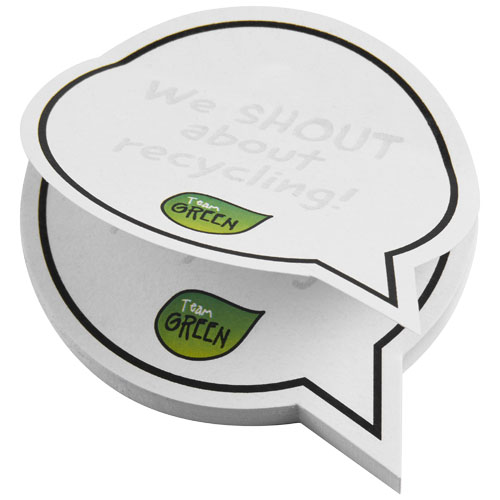 Sticky-Mate® sprechblasenförmige recycelte Haftnotizen