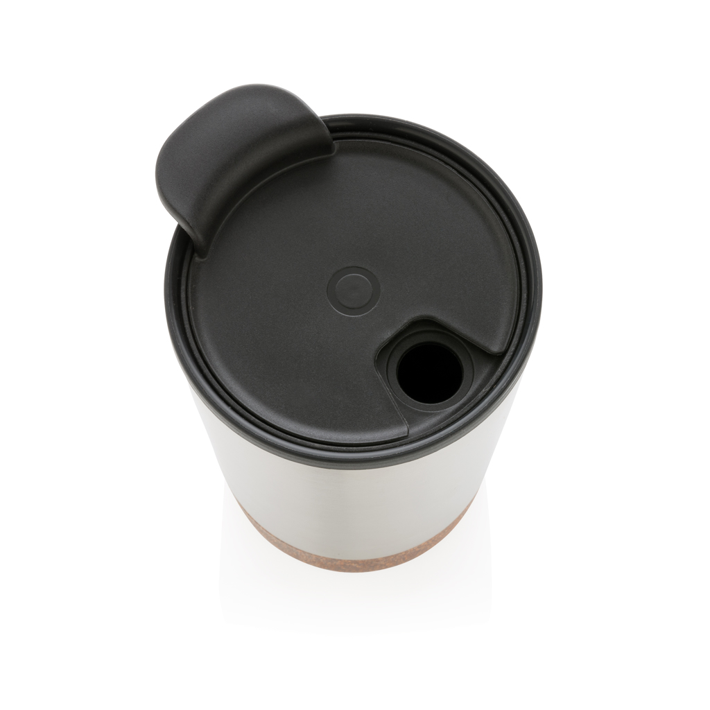 RCS recycelter Edelstahl-Kaffeebecher mit Kork