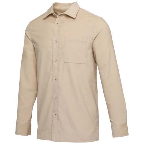 Alum 252 g/m² Hemd aus Cord Unisex - oatmeal / XS