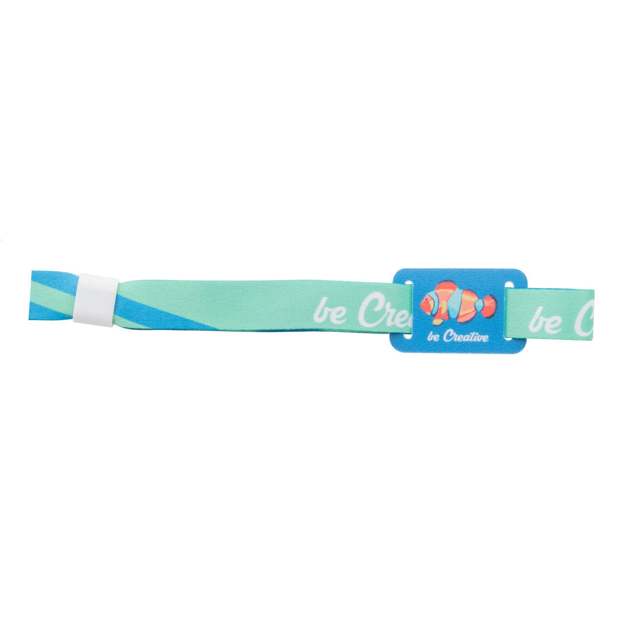 Individuelles Festival-Armband - weiß
