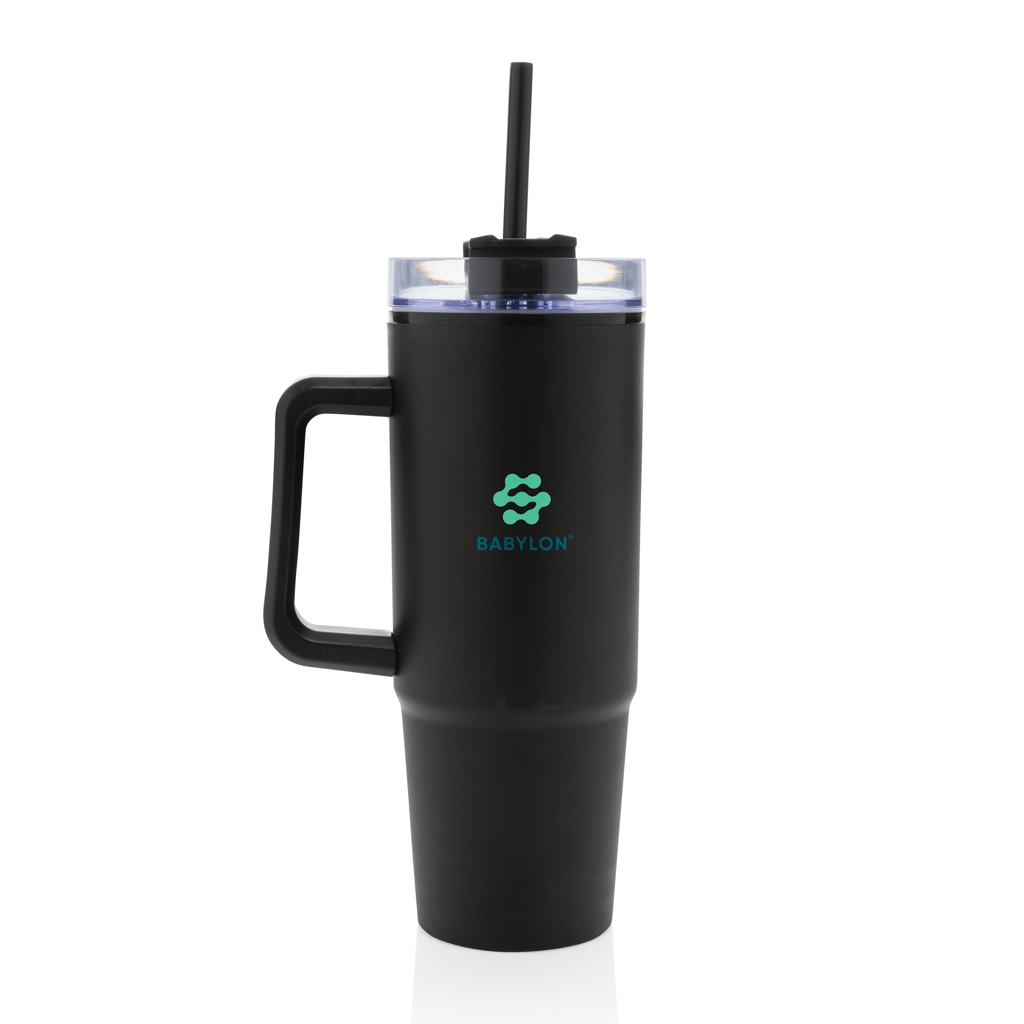 Tana Becher aus RCS recyceltem Kunststoff mit Griff 750ml
