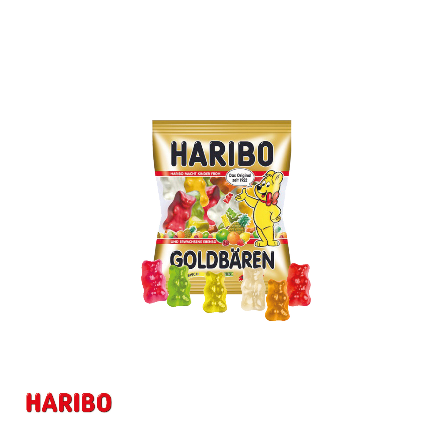 Werbe-Klappkarte mit HARIBO Goldbären