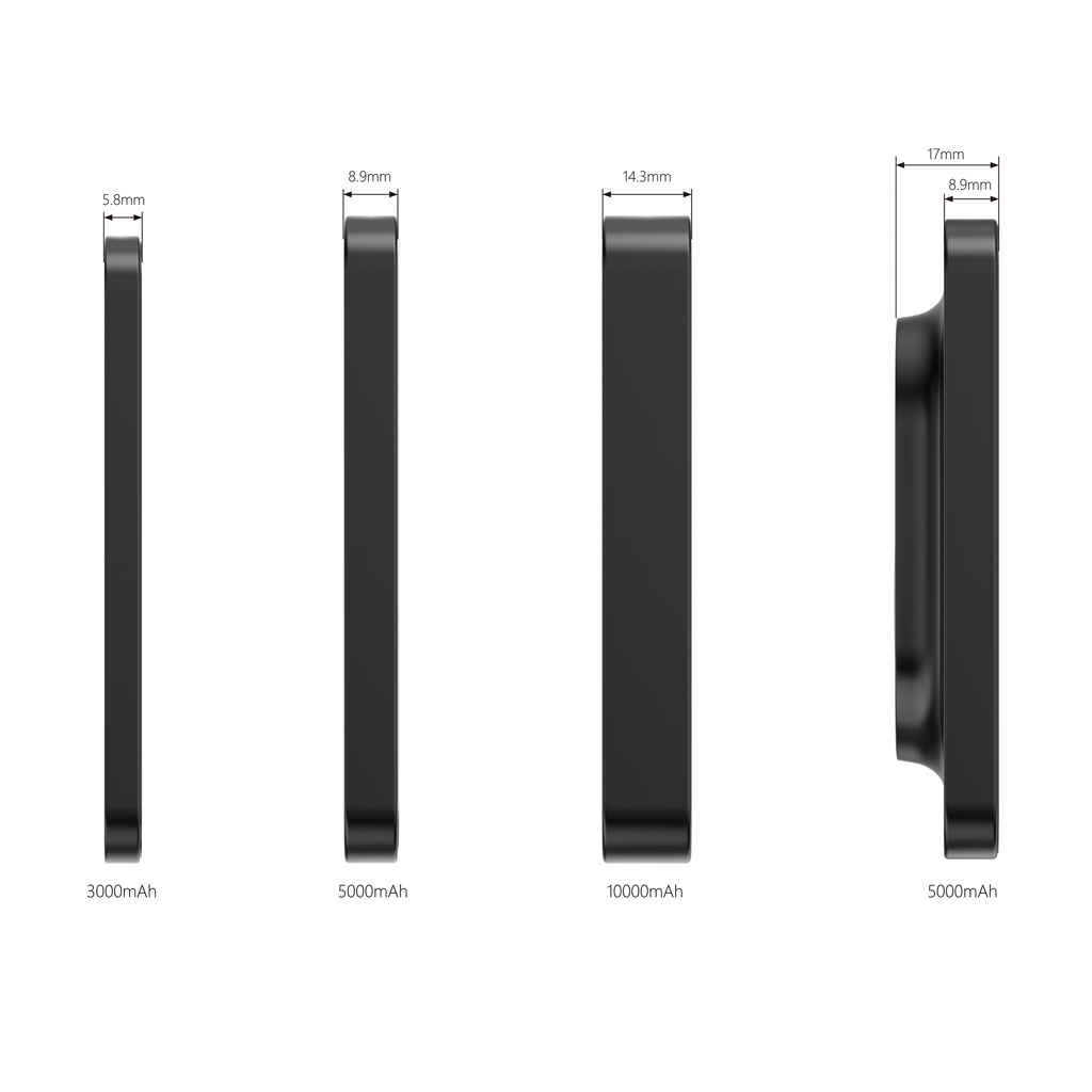 Urban Vitamin Burbank 3000mAh Powerbank aus RCS Plastik/Alu