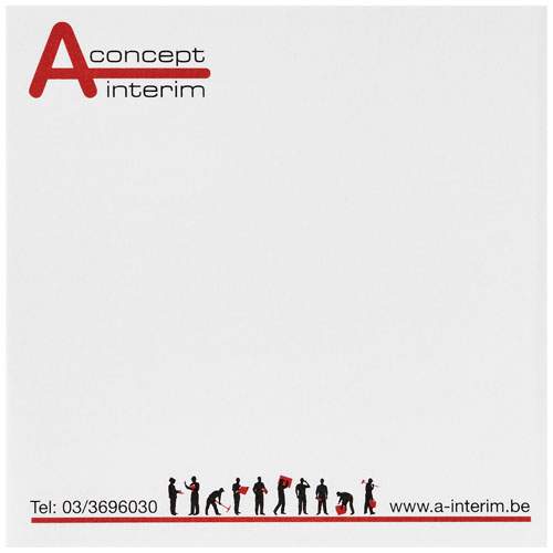 Sticky-Mate® Haftnotizen 75x75 mm - weiss / 25 Seiten