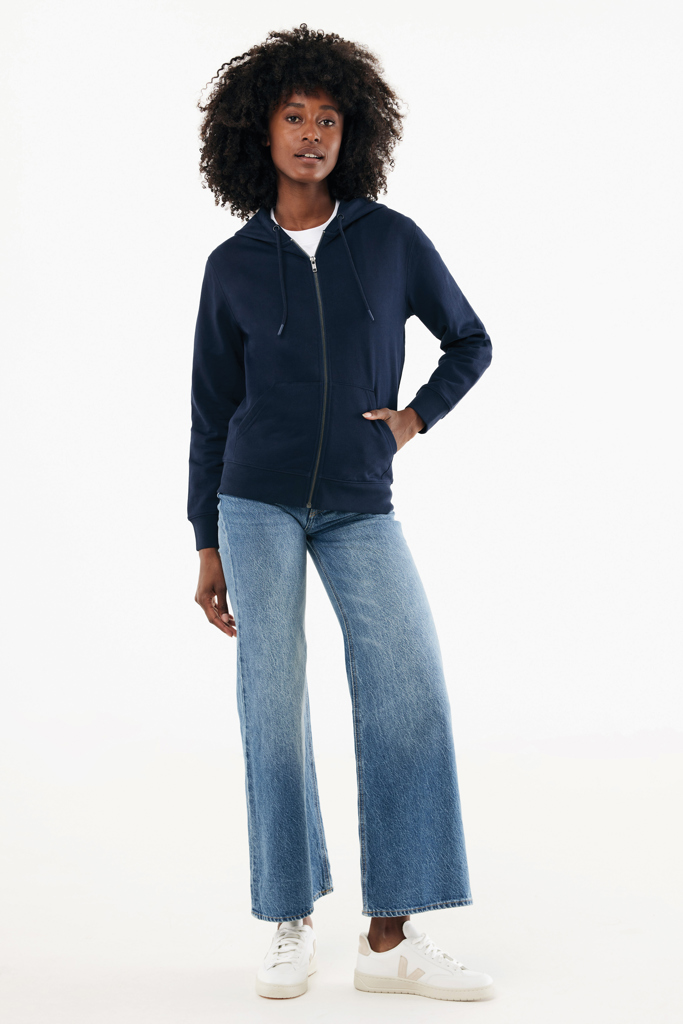 IQONIQ Abisko Zip-Kapuzenpullover aus recycelter Baumwolle