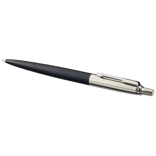 Parker Jotter Bond Street Kugelschreiber (blaue Mine) - schwarz / silber