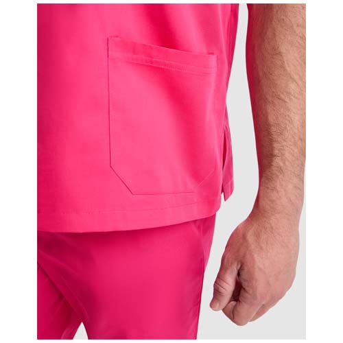 Panacea Kurzärmeliges Arbeitshemd, 160 g/m2, unisex  - donau-blau / XS