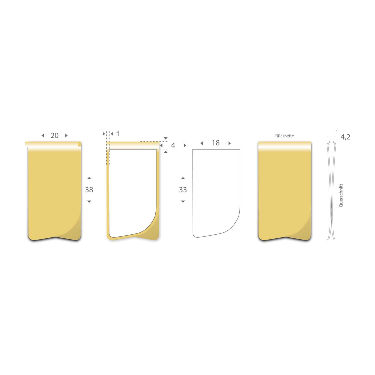 ROMINOX® Prime Clip Gold XL
