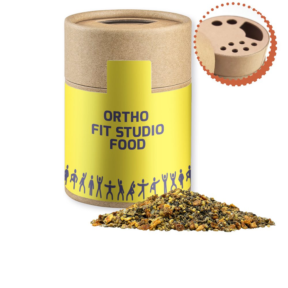 Gewürzmischung Zitronen-Pfeffer, ca. 75g, Kraftpapierstreuer Midi