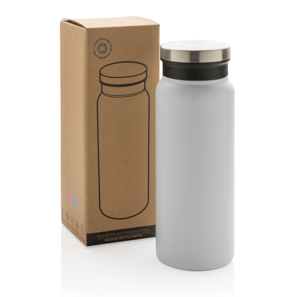 RCS recycelte Stainless Steel Vakuumflasche 600ml