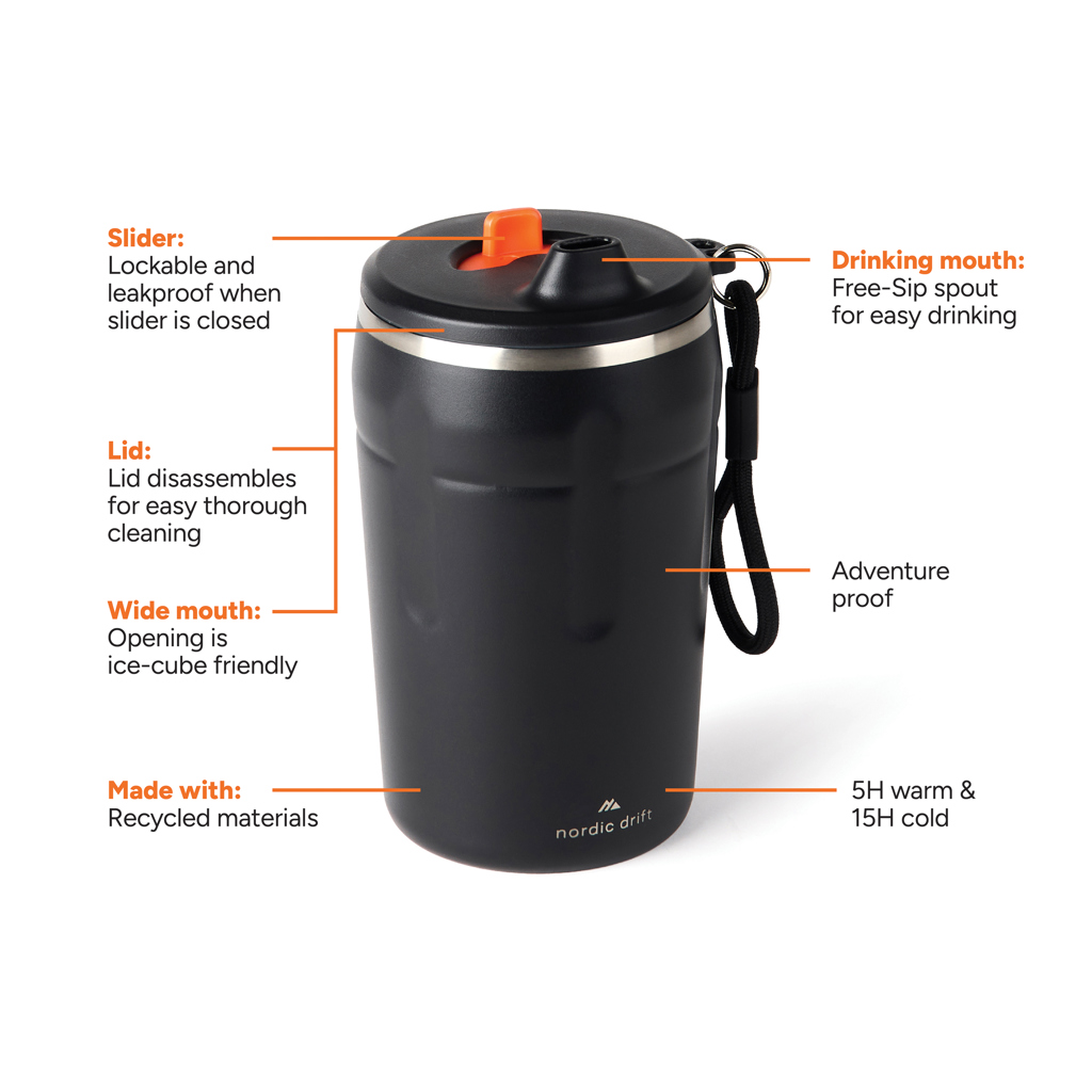 Nordic Drift Trail verschließbarer RCS Mug 350ml